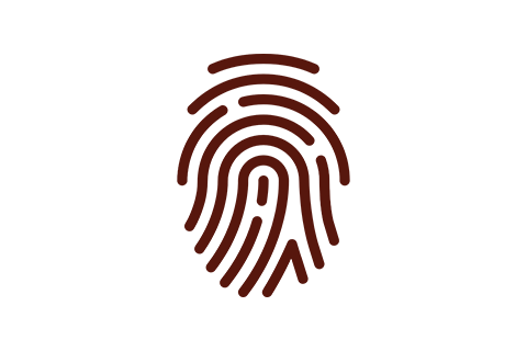 icon of a fingerprint