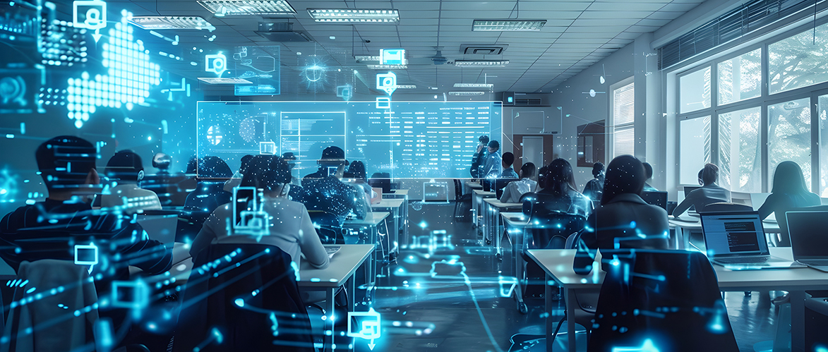 futuristic classroom