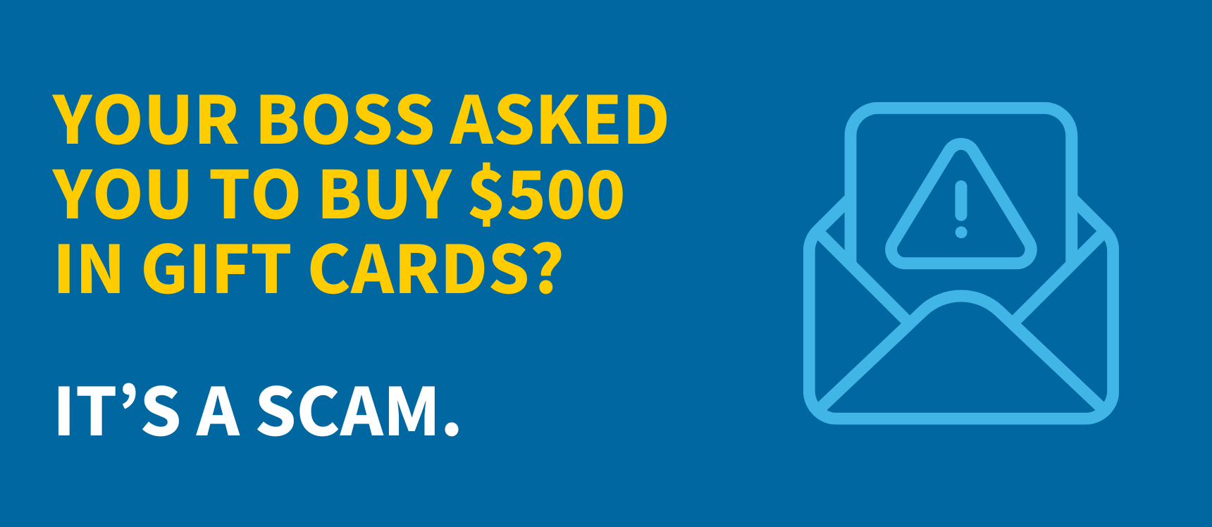 scam warning