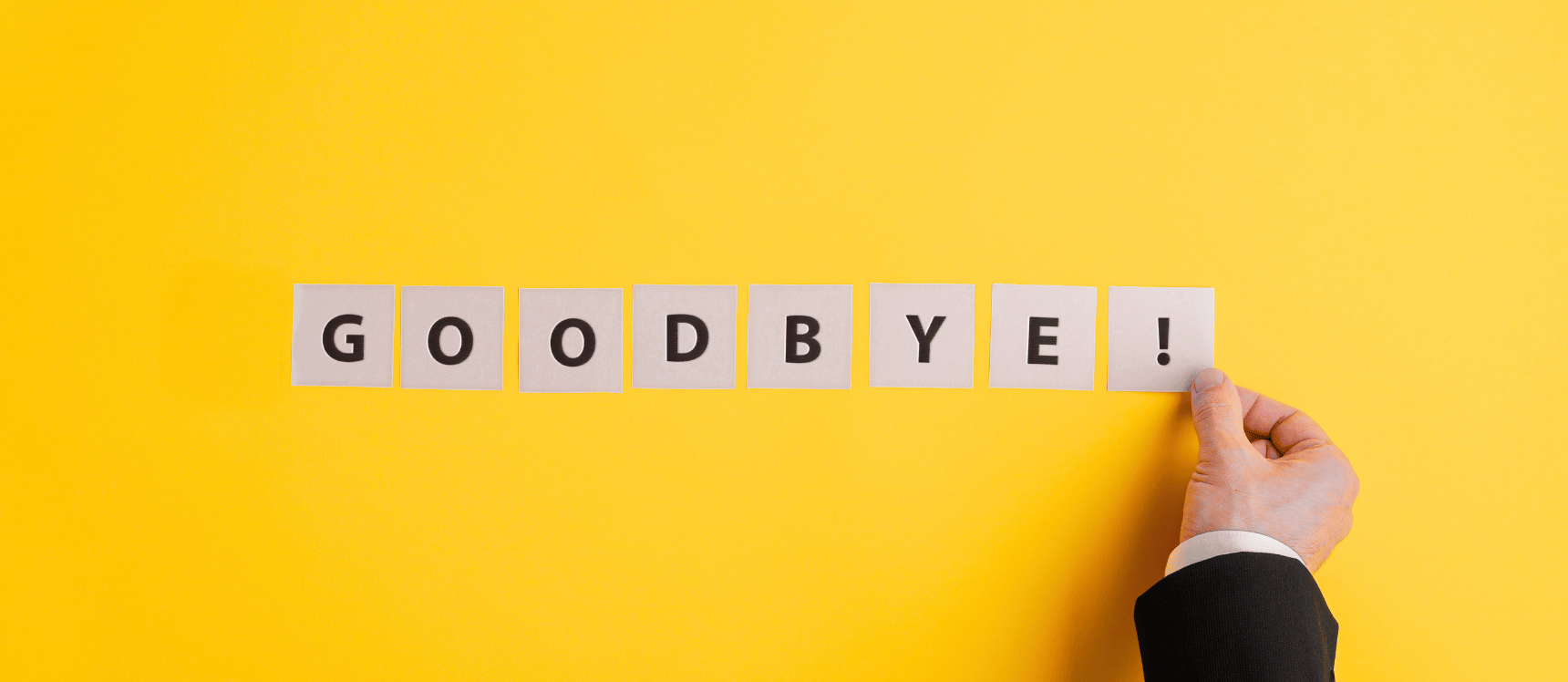 goodbye banner